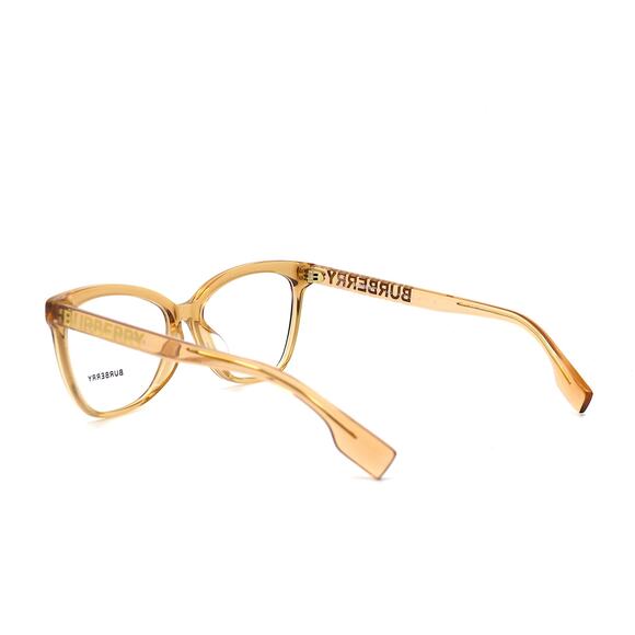 NEW BURBERRY BE2364F 3779 TRANSPARENT BROWN AUTHENTIC EYEGLASSES FRAME - Picture 7 of 13